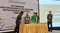 Penyerahan dana hibah dari Pemkot Balikpapan ke partai politik. (liputan6.com)