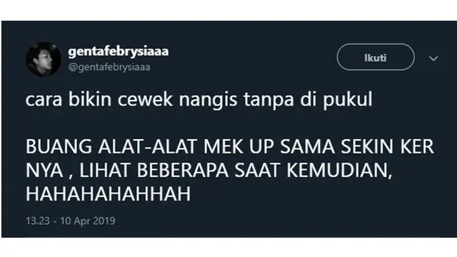 cewek menangis