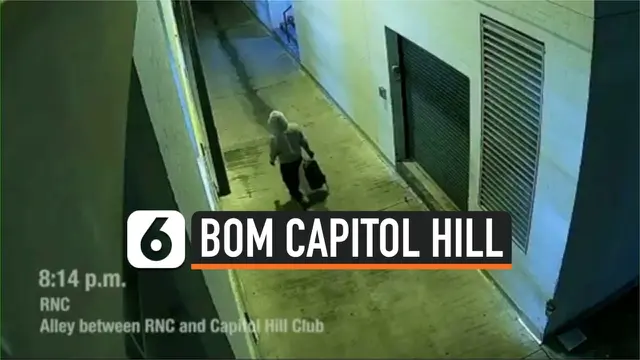 VIDEO: FBI Rilis Rekaman Orang Taruh Bom di Capitol Hill Sebelum Kerusuhan