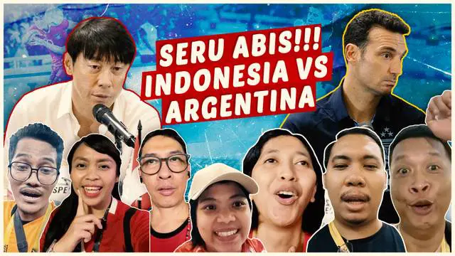 Berita video vlog kali ini dari tujuh awak redaksi Bola.com yang meliput lebih dekat duel Timnas Indonesia melawan Argentina yang digelar di Stadion Utama Gelora Bung Karno (SUGBK) pada Senin (19/6/2023).