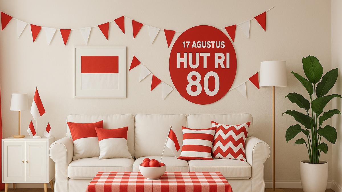 8 Ide Dekorasi Rumah untuk Peringatan Hari Kemerdekaan 17 Agustus 1945 HUT RI ke-80