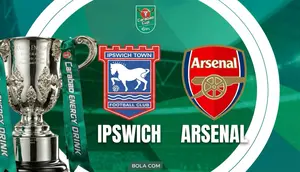 Prediksi Ipswich Vs Arsenal di Carabao Cup: The Gunners Belum Terbendung