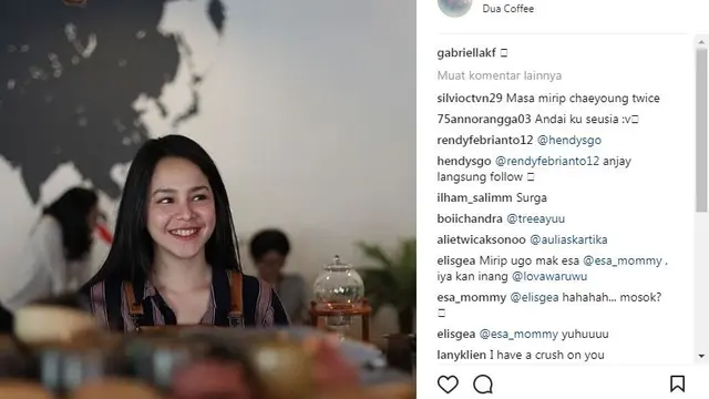 Gabriella K Fernanda, Barista cantik yang viral di dunia maya