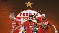 Persija Jakarta - Hanno Behrens, Abdulla Yusuf Helal, Michael Krmencik (Bola.com/Adreanus Titus)