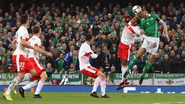 Swiss Curi Kemenangan di Kandang Irlandia Utara