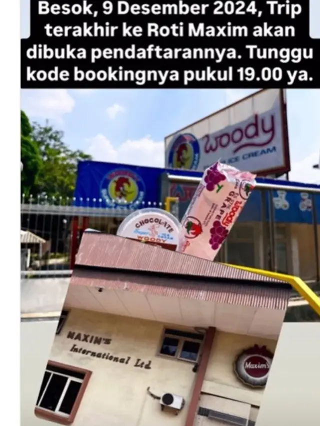 Diproduksi Sejak 1971, Roti Maxim’s Dikabarkan Bakal Tutup Januari 2025.  foto: Instagram @jalan_pagi_sejarah
