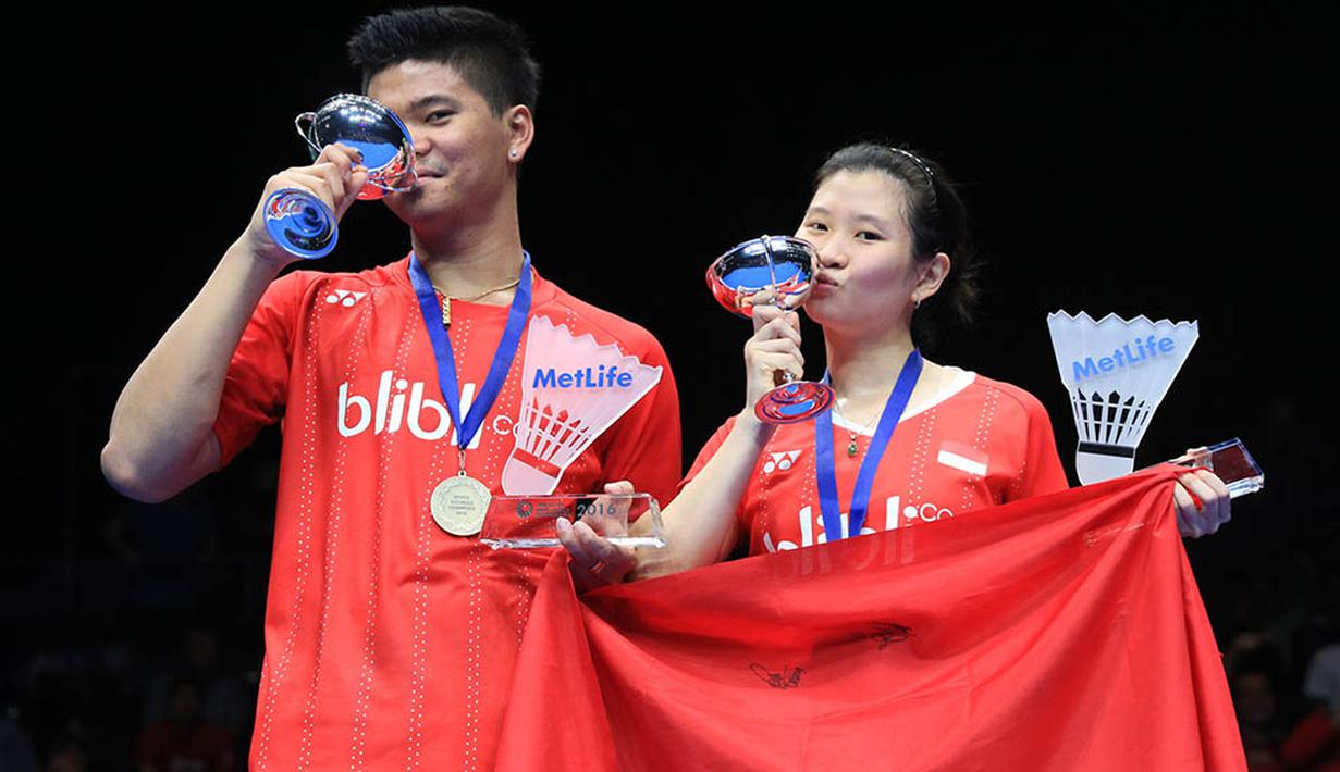 Kemenangan ini merupakan sebuah kejutan, karena sejak awal pasangan Praveen/Debby bukan menjadi unggulan pada turnamen bergengsi ini. (PBSI/Nafielah)