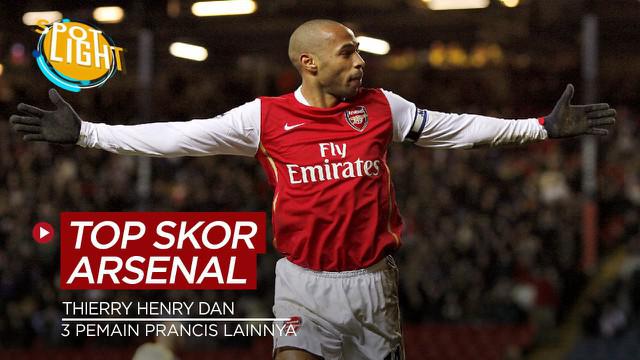 Berita video spotlight kali membahas tentang para pemain asal Prancis yang mempunyai torehan gol terbanyak di Arsenal, salah satunya yaitu Thierry Henry.