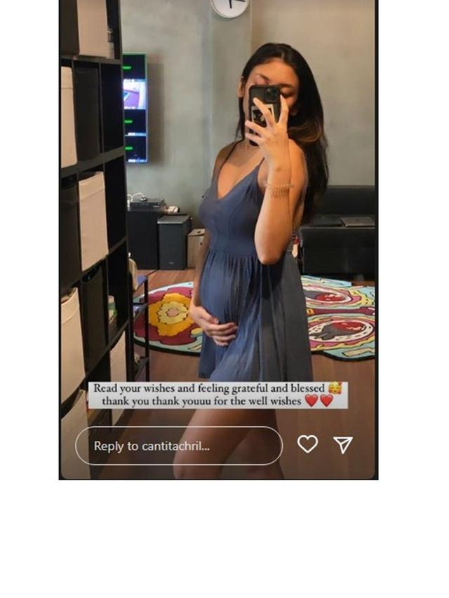 Umumkan Kehamilan, Ini 6 Potret Canti Tachril Istri Adipati Dolken Pamer Baby Bump