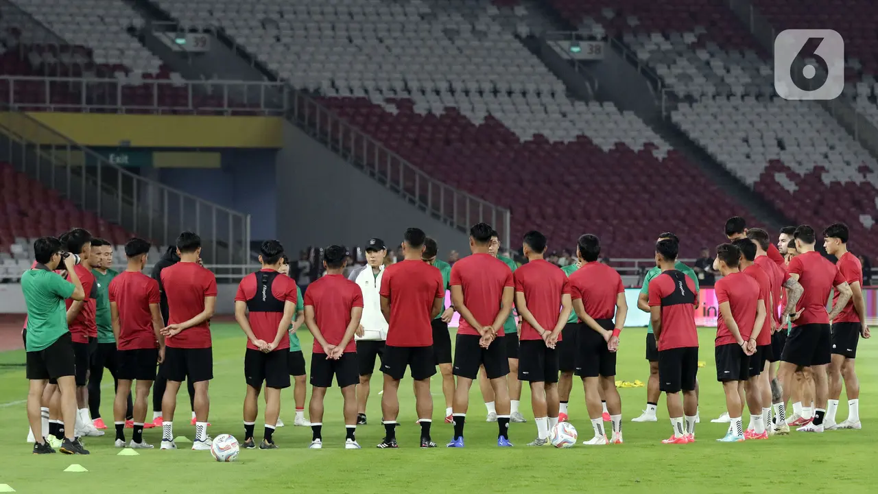 Latihan Timnas Indonesia