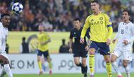 Pemain Al-Nassr Cristiano Ronaldo saat mengalahkan Al-Zawraa SC pada ajang AFC Champions League Two. (X/Al-Nassr)