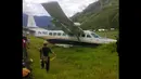 9 September - Pesawat Enggang Air dengan nomor penerbangan PK-RSC mengalami kecelakaan hingga menyebabkan sejumlah kerusakan di badan pesawat. Namun tak ada korban jiwa dalam insiden ini. (Istimewa)
