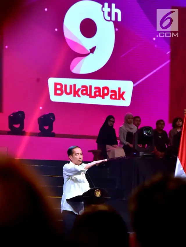 Presiden Jokowi Hadiri HUT ke-9 BukaLapak
