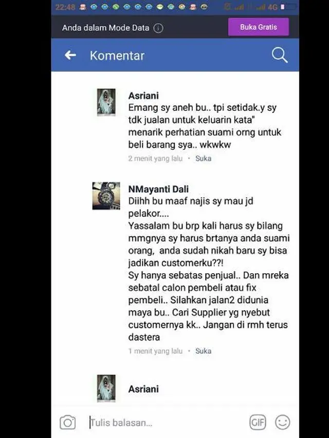 [Bintang] Suami Belanja Online, Istri Ngamuk karena Si Penjual Panggil Suami dengan Sebutan Kak