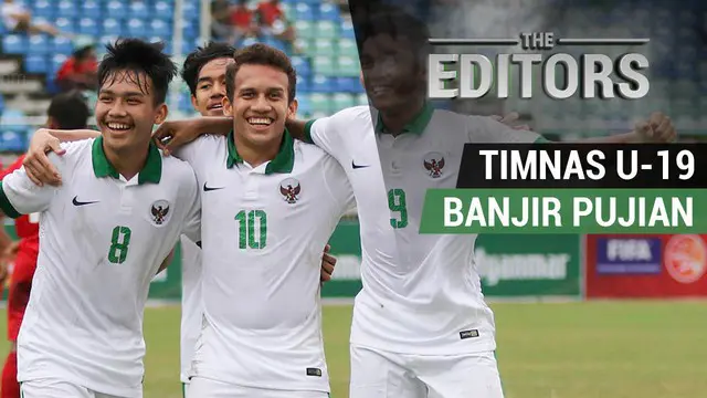 Berita video The Editors yang membahas Timnas Indonesia U-19 yang banjir pujian meski gagal juara Piala AFF U-18.