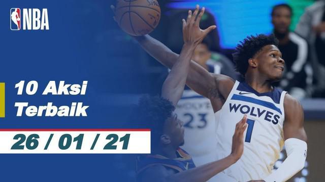 Berita Video 10 Aksi Terbaik NBA 26 Januari 2021, Blok Keren dari LeBron James