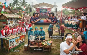 12 Lomba Kemerdekaan 17 Agustus 1945 HUT RI Ke-81 yang Unik untuk Individu dan Beregu