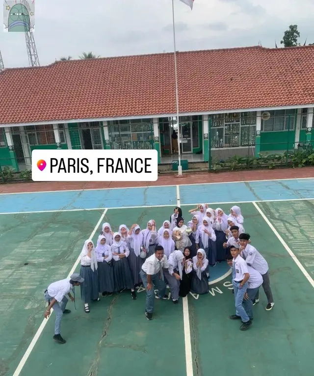 Definisi pengin healing bujet murah, 6 editan foto anak SMA nikmati liburan ini idenya di luar nurul