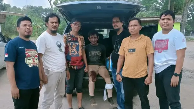 Polisi berhasil meringkus Hari, pembunuh dan pemerkosa bocah perempuan berusia 10 di Tulang Bawang, Lampung. Foto : (Istimewa).