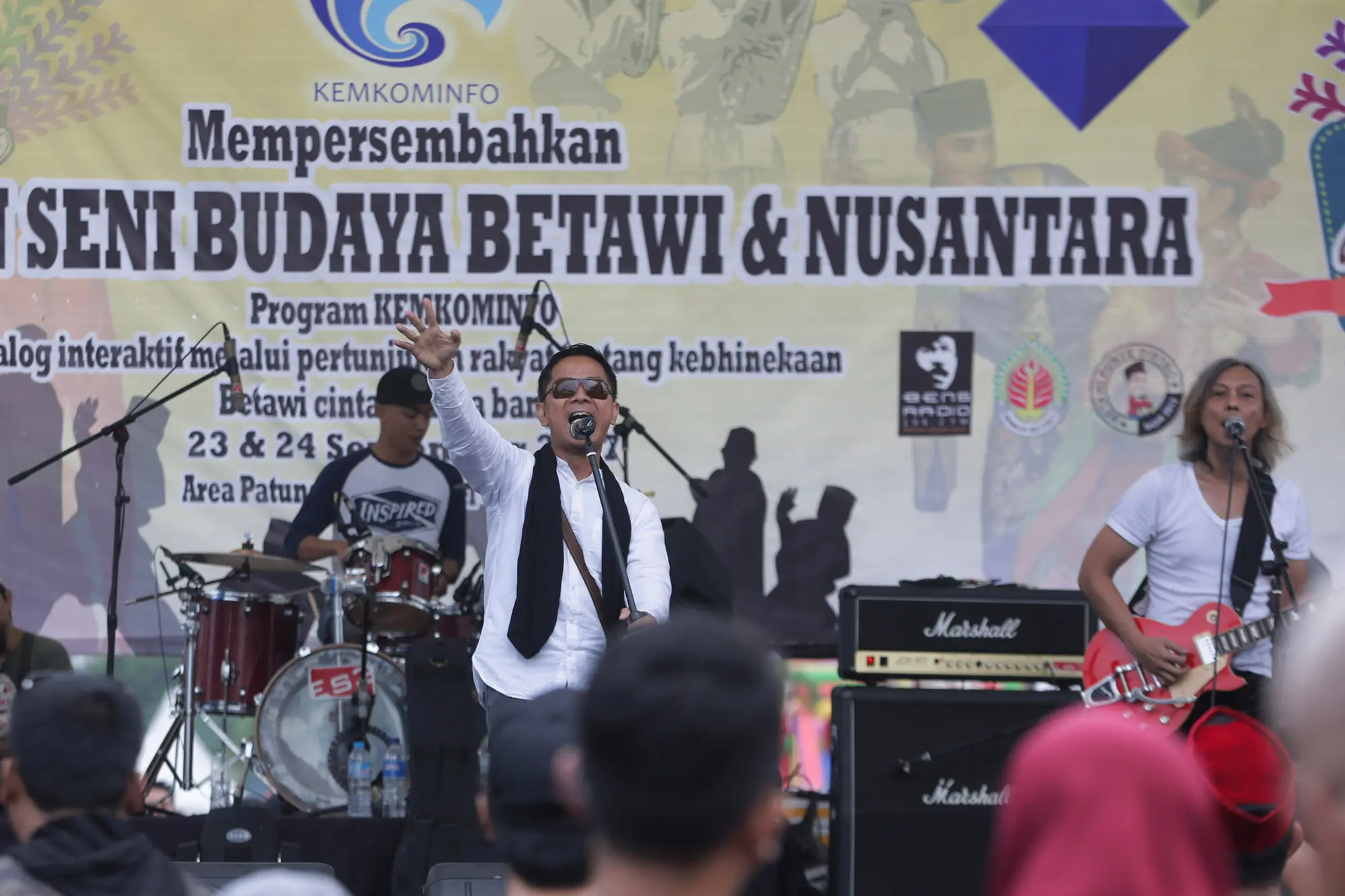 Sang Alang manggung di Pagelaran Seni Budaya Betawi & Nusantara, Tribute to Benyamin Sueb.