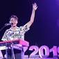 Ardhito Pramono Prambanan Jazz Festival 2019 di Candi Prambanan Yogyakarta. (Bambang E Ros/Fimela.com)