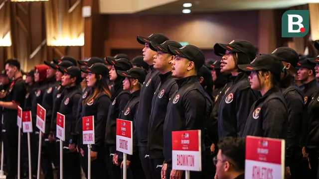 Foto: Siap Berlaga di Asian Games 2022, Tim Indonesia Resmi Dikukuhkan
