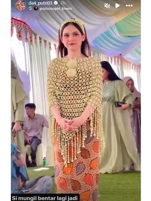 8 Momen Acara Pengajian dan Siraman Putri Isnari Jelang Menikah, Penuh Haru Bahagia