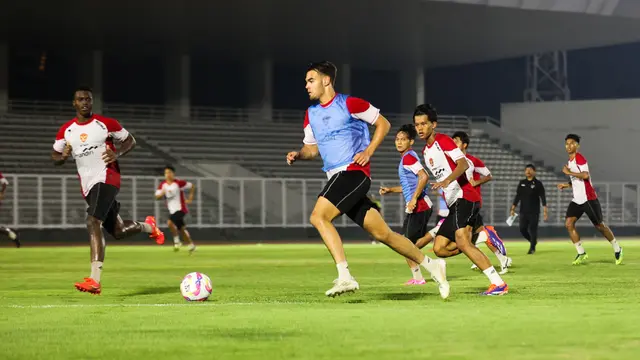 Jens Raven di Latihan Timnas Indonesia U-20