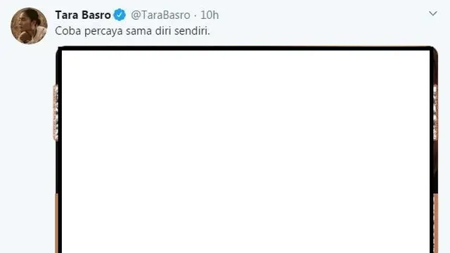 Unggahan Tara Basro. (Foto: Dok. Instagram @tarabasro)