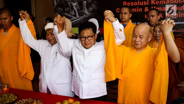 Muhaimin Iskandar Bersama Umat Buddha Gelar Dukungan untuk Muslim Rohingya