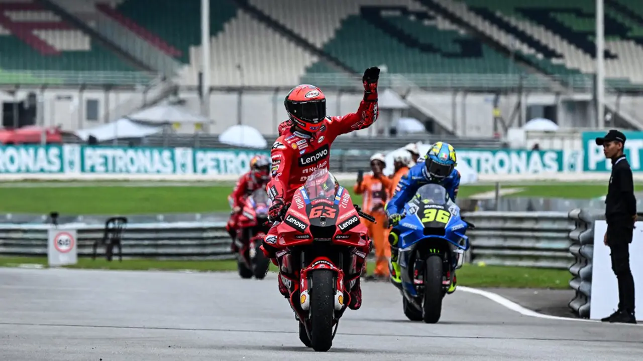 Francesco Bagnaia Tercepat di MotoGP Malaysia 2022