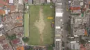 Suasana Stadion VIJ Petojo M.H Thamrin yang terletak di Jakarta, Minggu (17/2). Stadion dengan kapasitas 500 penonton ini merupakan cikal bakal dari kandang Persija Jakarta. (Bola.com/Muhammad Husni)
