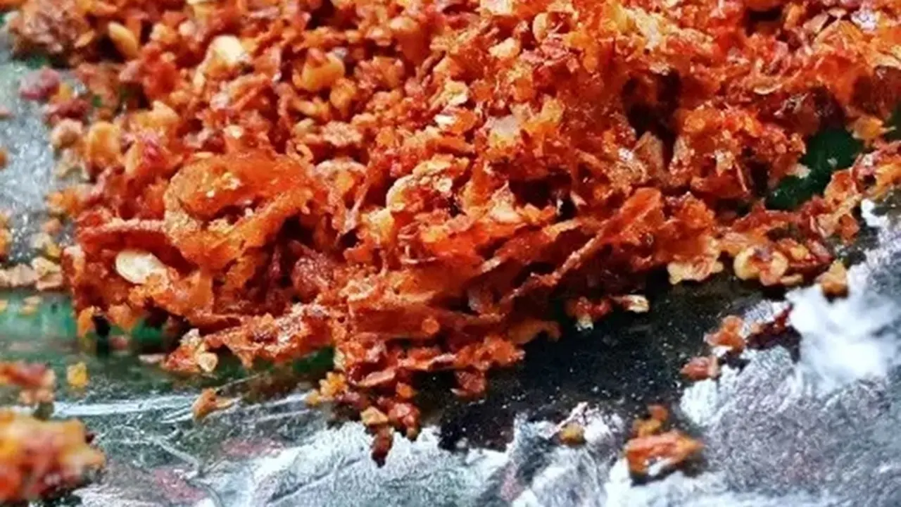 Resep abon cabe. (dok. Cookpad @masakmasakantiya)