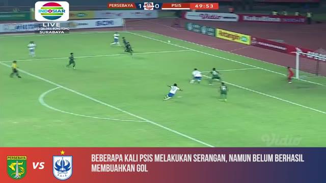 Laga lanjutan Shopee Liga 1, Persebaya Surabaya Vs PSIS Semarang berakhir imbang 1-1. #ShopeeLiga1