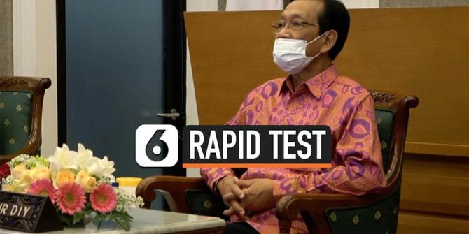 VIDEO: Gubernur Yogyakarta Wajibkan Rapid Test Antigen Bagi Pendatang