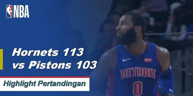 Cuplikan Hasil Pertandingan NBA : Hornets 113 vs Pistons 103
