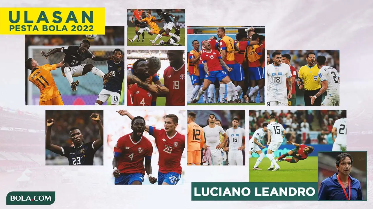 Ulasan Luciano Leandro - Kolase Ekuador, Kosta Rika, Uruguay di Piala Dunia 2022