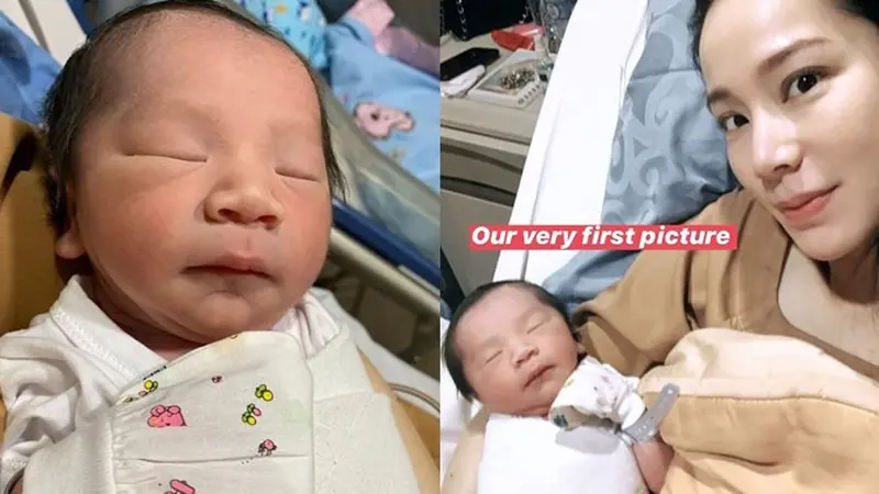 7 Potret Anak Kedua Jill Gladys yang Baru Lahir, Menggemaskan