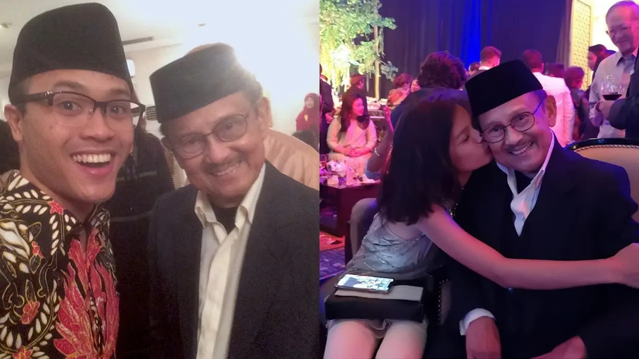BJ Habibie dan cucu