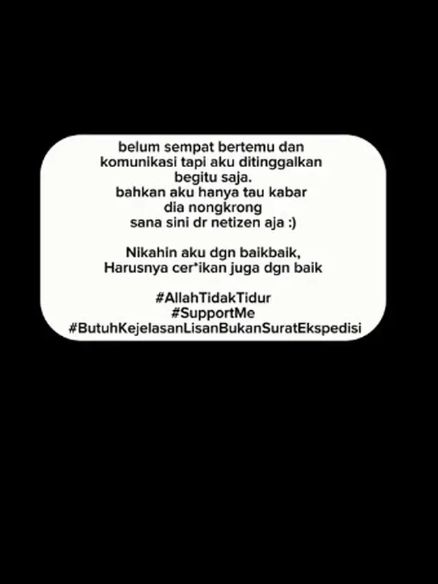 Viral TikToker Ditinggal Kabur Suami Berbulan-bulan, Surat Cerai Dikirim via Ekspedisi