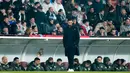 Kemenangan ini membawa Albacete melaju ke perempat final Copa del Rey, sementara Real Madrid harus angkat koper lebih awal. Kekalahan ini menjadi pukulan telak bagi Arbeloa di laga debutnya, sekaligus pengingat bahwa di Copa del Rey, tak ada ruang untuk lengah, bahkan bagi klub sebesar Real Madrid. (AP Photo/Jose Breton)