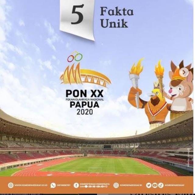 Kemenparekraf Ungkap 5 Fakta Menarik PON XX Papua, Apa Saja?