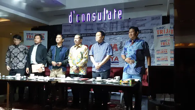 Kepala Badan Siber dan Sandi Negara (BSSN) Djoko Setiadi dalam diskusi Darurat Ancaman Siber di Kawasan Wahid Hasyim, Jakarta Pusat, Sabtu (9/2/2019).