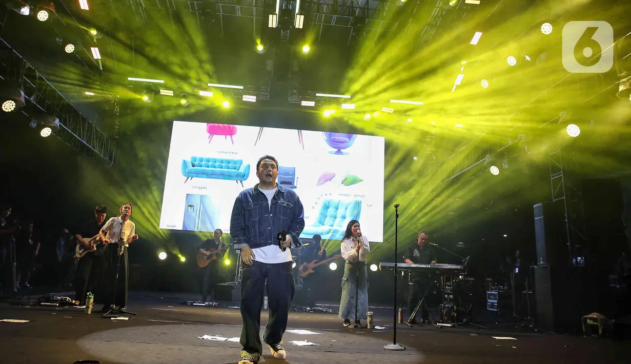 KapanLagi Buka Bareng BRI Festival 2025 berlangsung di Plaza Parkir Timur Gelora Bung Karno, Jakarta Pusat menghadirkan sederet nama-nama beken musisi Indonesia. (Liputan6.com/Angga Yuniar)