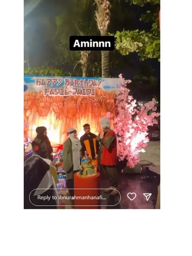8 Momen Ulang Tahun Fadil Jaidi Bertema Naruto, Seru Banget
