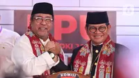 Pasangan Pramono Anung-Rano Karno resmi mendaftarkan sebagai peserta Pemilihan Gubernur (Pilgub) DKI Jakarta 2024 dengan dukungan Partai Demokrasi Indonesia Perjuangan. (Liputan6.com/Angga Yuniar)