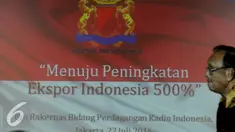 Kadin menggelar Pra Rakernas Bid Perdagangan di Jakarta, Jumat (22/7). Rapat kerja membahas peningkatan ekspor Indonesia sebesar 500 persen. (Liputan6.com/Angga Yuniar)