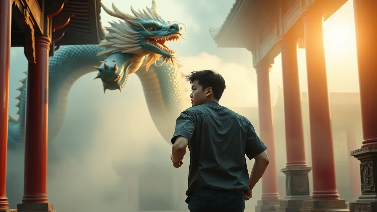 mimpi di kejar naga