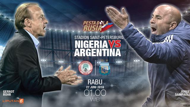 Prediksi Nigeria vs Argentina