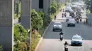 Menurut PT JM, tiang-tiang yang dibangun PT Adhi Karya itu sudah tidak sesuai dengan rancangan model stasiun yang ada saat ini, Jakarta, Rabu (2/7/14). (Liputan6.com/Faizal Fanani)